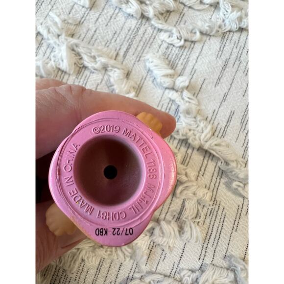 Fisher-Price Little People Mia with Pink White Tope Bunny Pattern 2019 - Picture 3 of 4